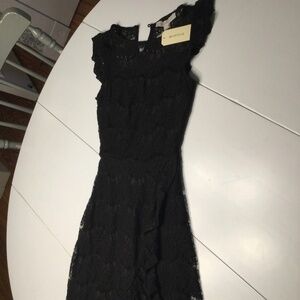 Extra Small Black Lace Dress